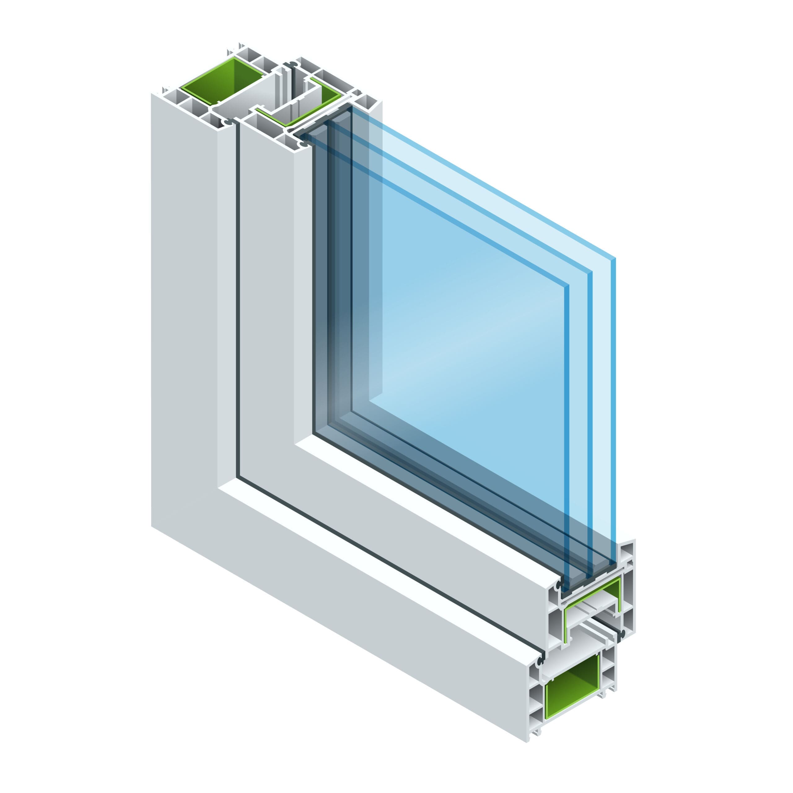 double pane or triple pane windows
