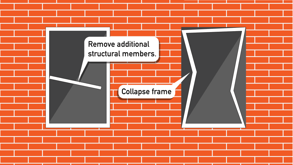 window frame removal