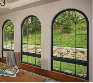 Geometric shaped window patterns