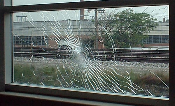 broken window to replace